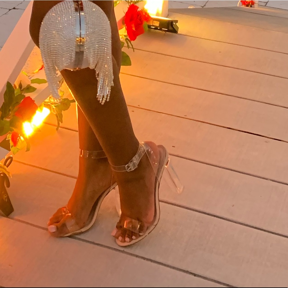 Aldo clear heels